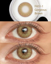 Gorgeous Brown – Brown Colored Contacts (Plano, Yearly)